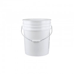 seau blanc 5 gallons (19L) compatible dirt trap