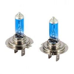 Ampoules Halogène SuperWhite Bleu H7 55W/12V/4200K, Set...
